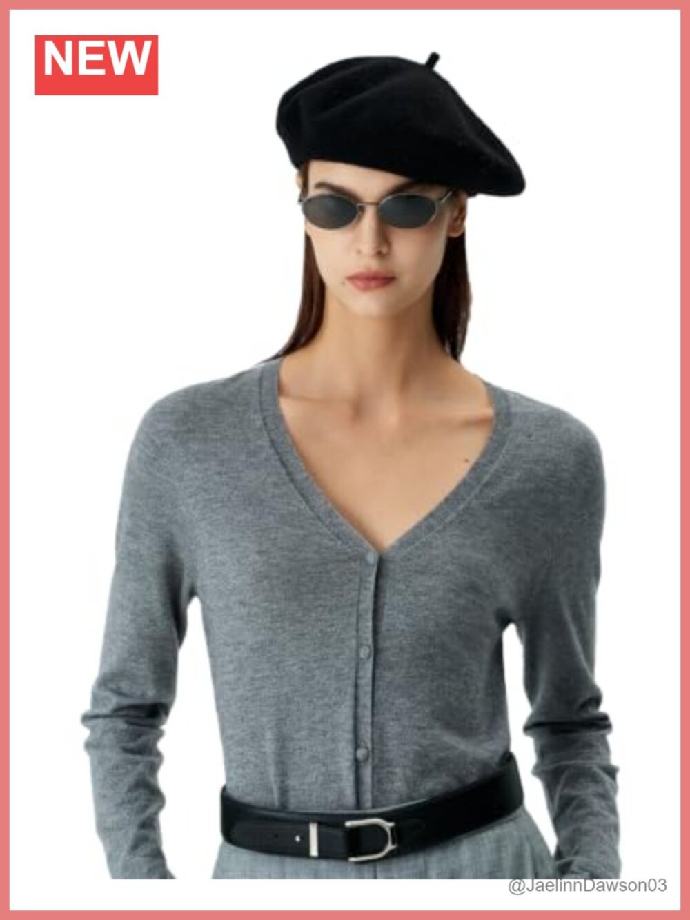 Merino Wool Cashmere Blend Open Front Cardigan V-Neck Lightweight Knit Women's